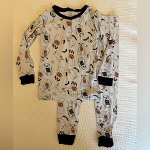 Halloween Ghost and Pumpkin Kids Pajamas